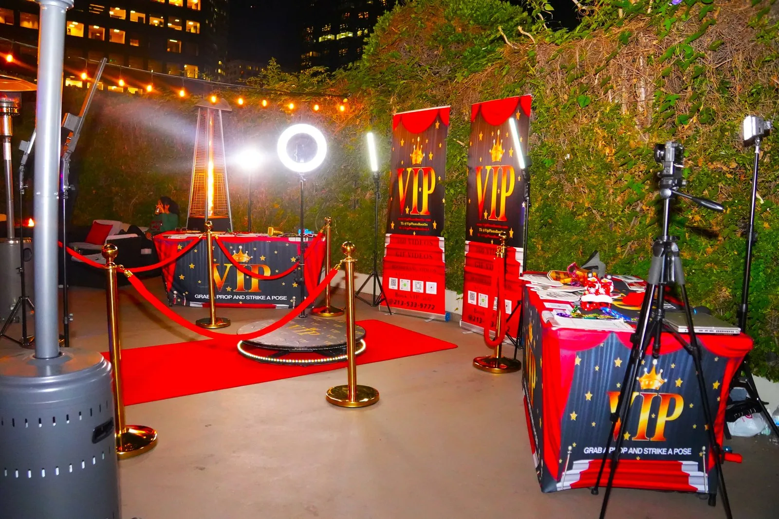 vip 360 photo booth for private events