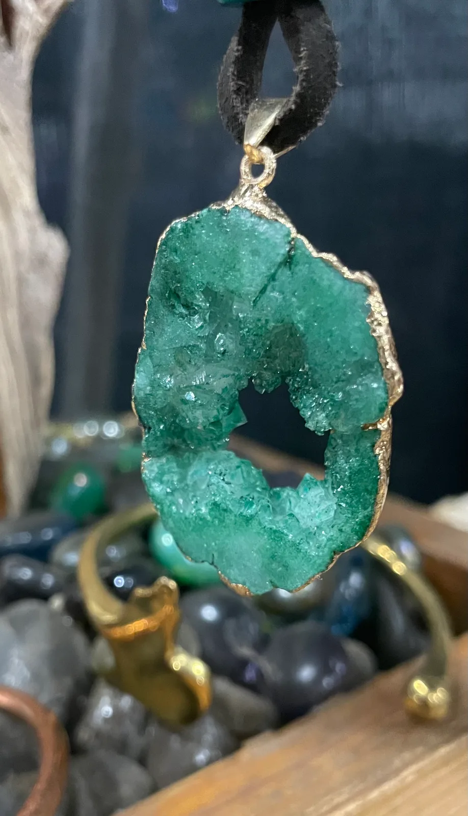 handmade agate necklace Los Angeles