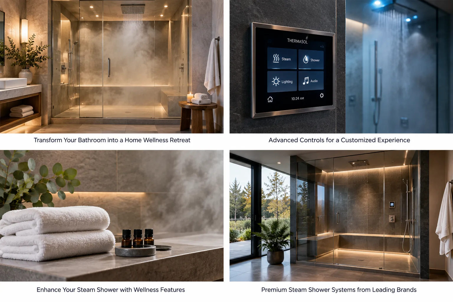 ThermaSol VUE steam shower