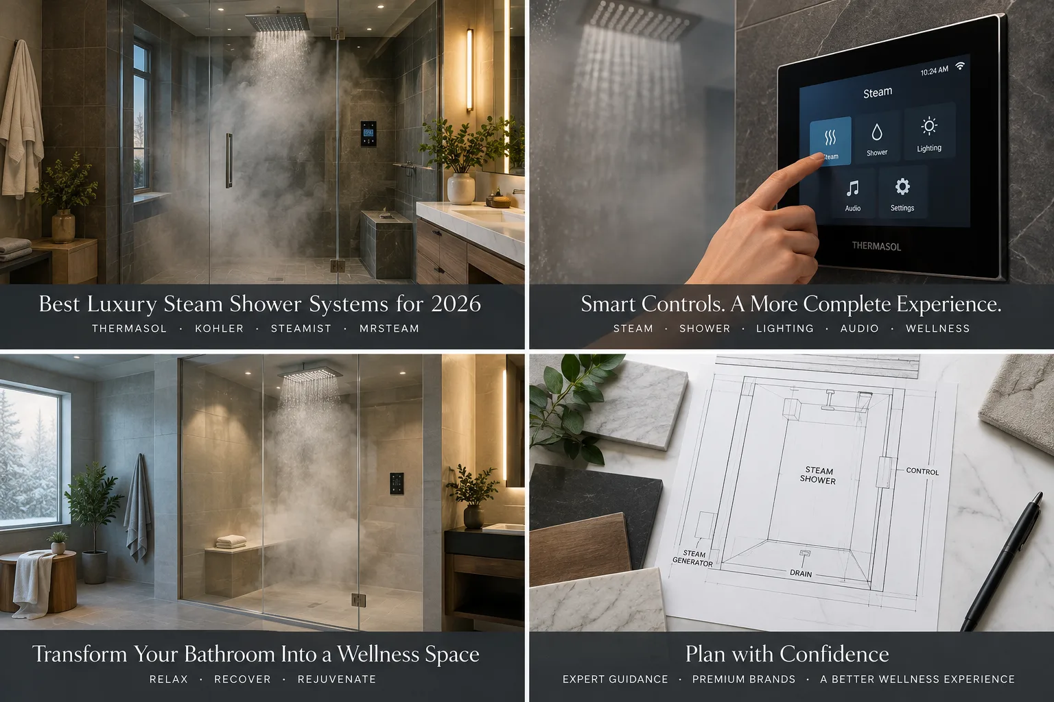 ThermaSol VUE steam shower