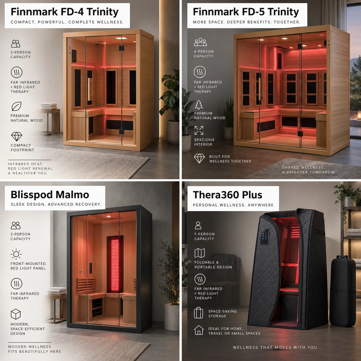 infrared sauna with red light therapy