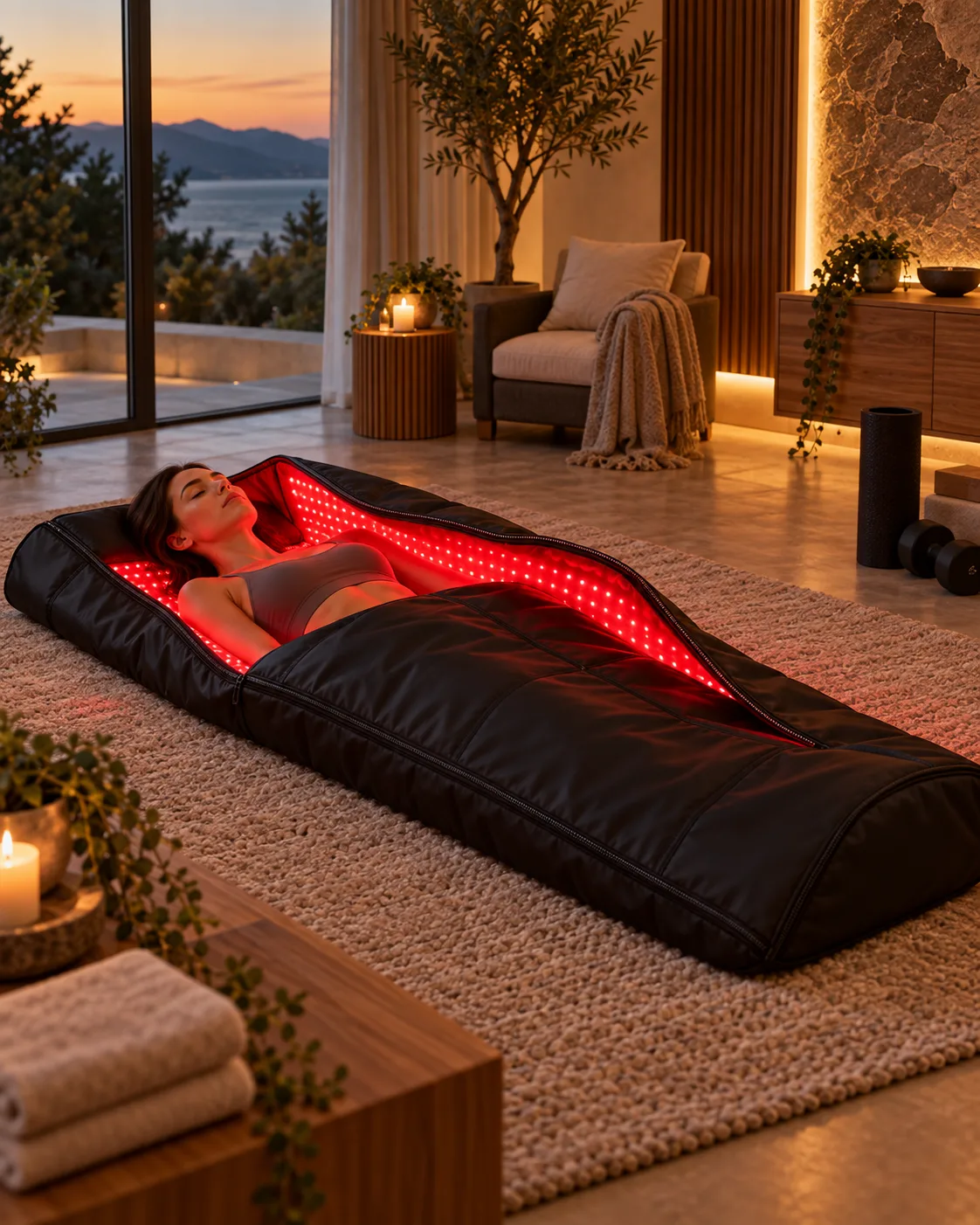 full body red light therapy system