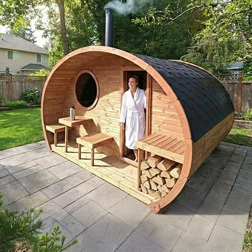 indoor vs outdoor sauna